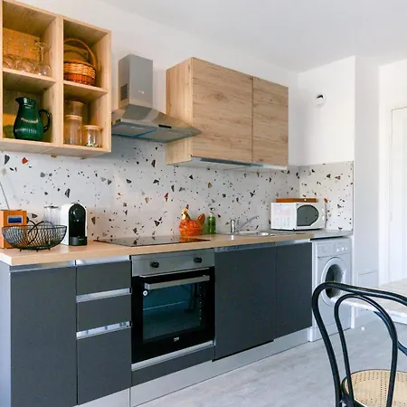 Lägenhet Beautiful Flat With Sea View Terrace Pool Parking Portative Ac- Benakey *