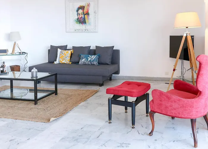 Beautiful Flat With Sea View Terrace Pool Parking Portative Ac- Benakey 公寓 *